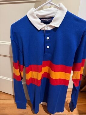 Rowing Blazers Royal Blue Polo with White Collar